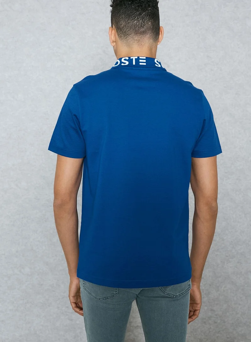 LACOSTE Stripe Polo