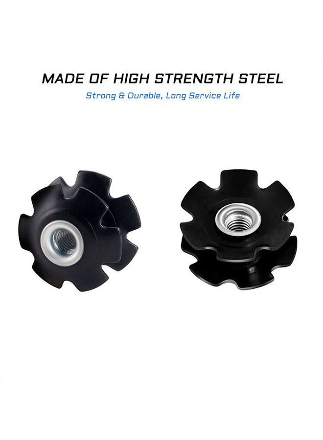 KIEVODE 6 PCS Bike Headset Star Nut - Universal Accessories for Forks 1-1/8 Inch 28.6mm for Mountain Bicycle Road Bicycle MTB - Image 4