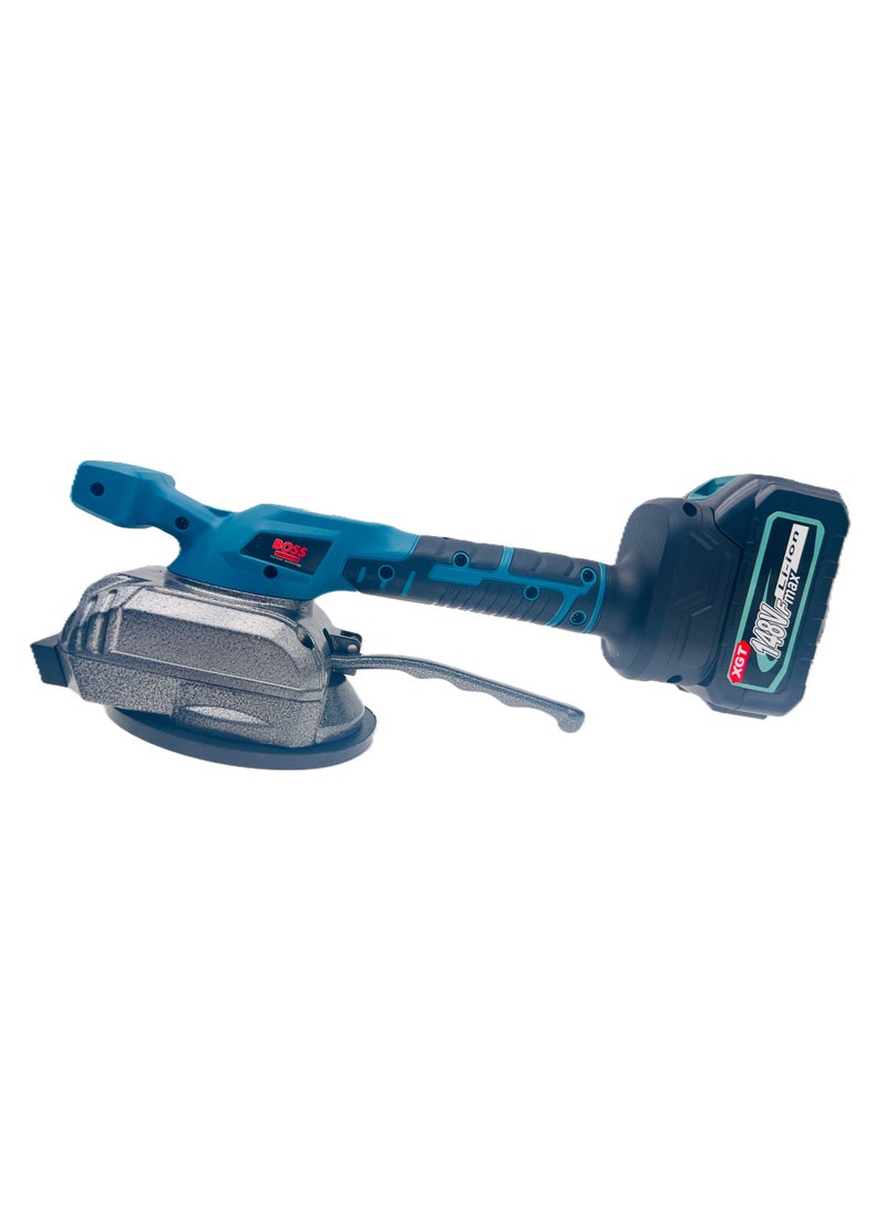Cordless Tile Vibrator: High-Frequency Adjustable Speed Tool with 11000RPM 80kg Suction Capacity 148VF Battery for Professional Tile Installation
