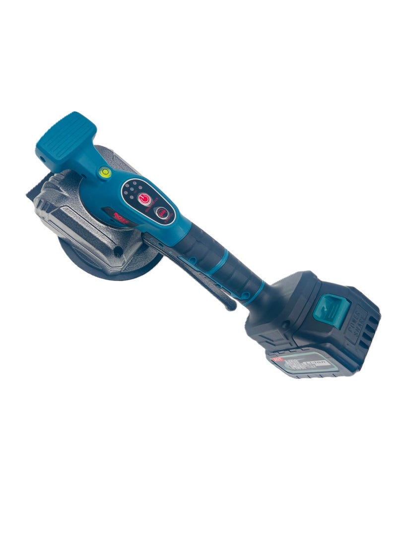 Cordless Tile Vibrator: High-Frequency Adjustable Speed Tool with 11000RPM 80kg Suction Capacity 148VF Battery for Professional Tile Installation