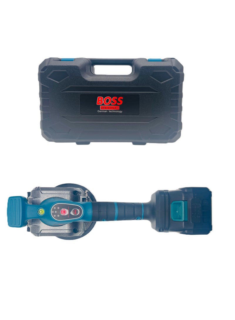 Cordless Tile Vibrator: High-Frequency Adjustable Speed Tool with 11000RPM 80kg Suction Capacity 148VF Battery for Professional Tile Installation