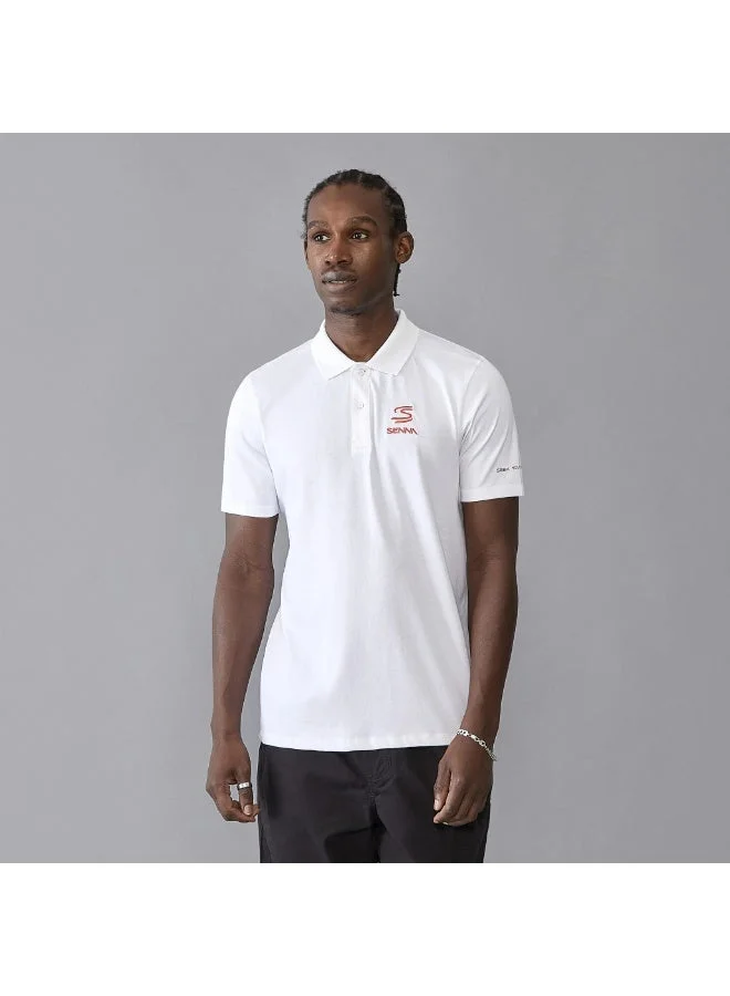 Ayrton Senna AS FW MENS SENNA LOGO POLO