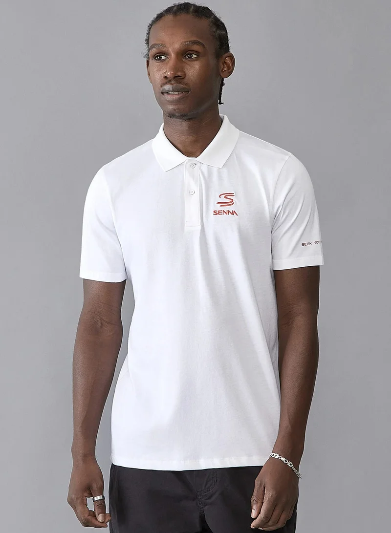 آيرتون سينا  AS FW MENS SENNA LOGO POLO
