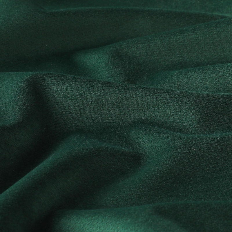 Mixhug Set of 2 Cozy Velvet Square Decorative Throw Pillow Covers for Couch and Bed, Dark Green, 18 x 18 Inches - Image 3