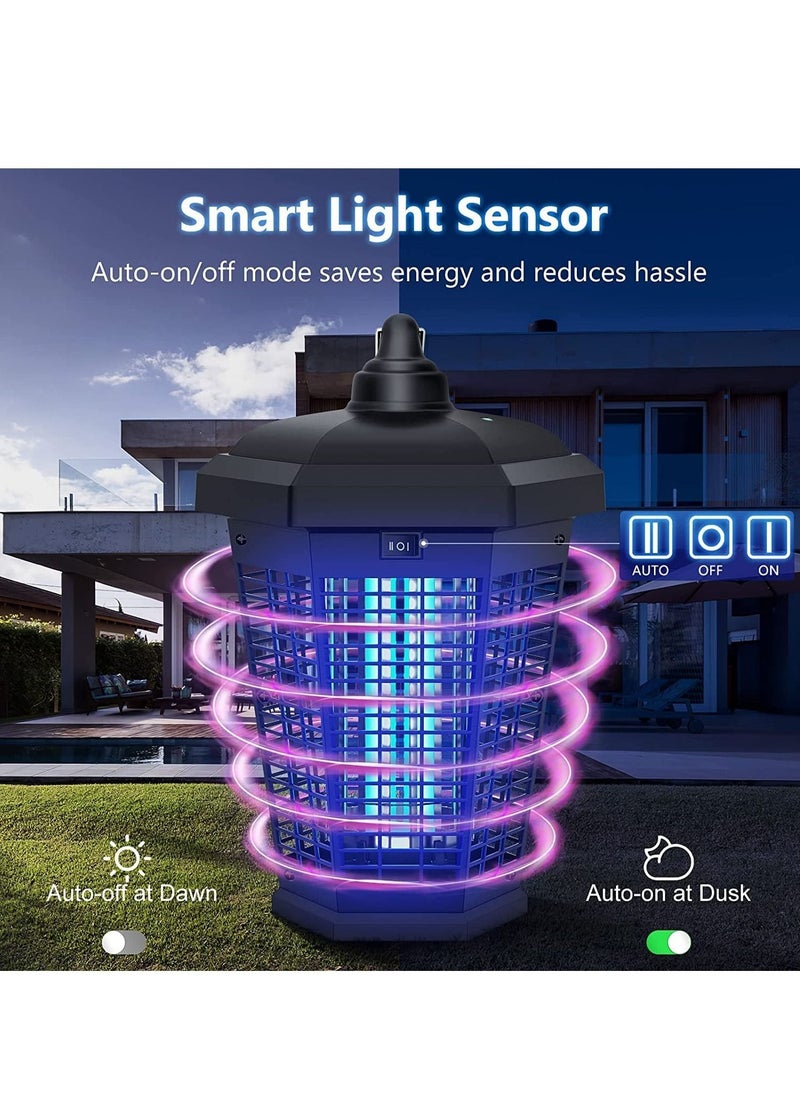 Gonice - Outdoor Bug Zapper, Mosquito Killer lamp 30W Powerful Insect killer Mosquito Trap Fly Killer, Flies Waterproof Garden Backyard Patio Large Home (20W Automatic) - Image 1