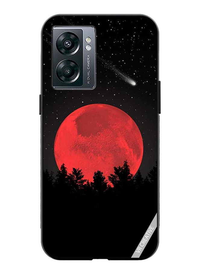 VR CREATIVE Protective Case Cover For OnePlus Nord N300 Bloody Moon Design Multicolour - Image 1