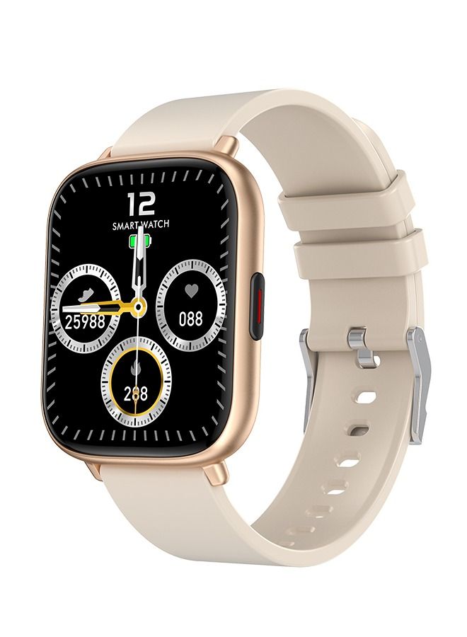 JOYFOCUS Q9 Pro GT2 Smartwatch Comprehensive Health Monitoring, Bluetooth Calling, GPS Positioning, 1.85 Inch TFT High-definition Screen Watch-Beige Gold - Image 2
