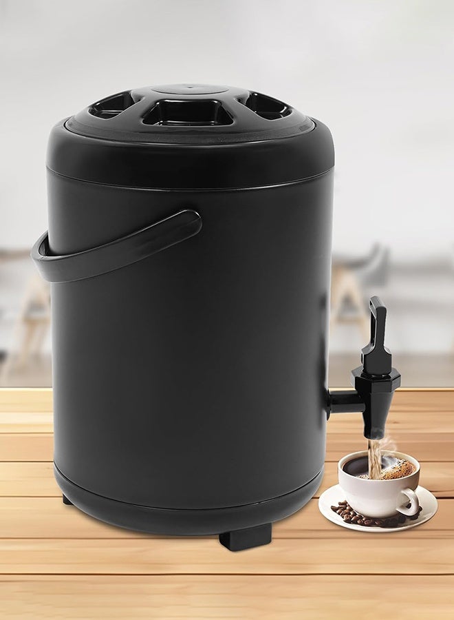 Milk tea bucket, stainless steel, large capacity, soy milk bucket, juice distributor, double-layer cold and hot insulation tea water bucket, milk tea shop insulation bucket, commercial use - Image 5