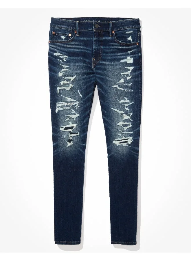 امريكان ايجل AE AirFlex+ Patched Athletic Skinny Jean