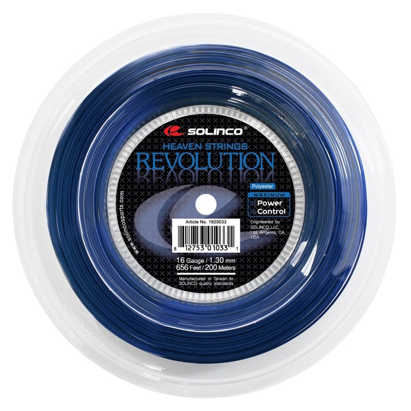 Solinco Revolution Co-Polyester Tennis String Reel 656 ft / 200 m – Maximum Spin, Power & Control – Six-Sided Design, Durable High-Performance Polyester, TruTension Technology 17 - Image 5