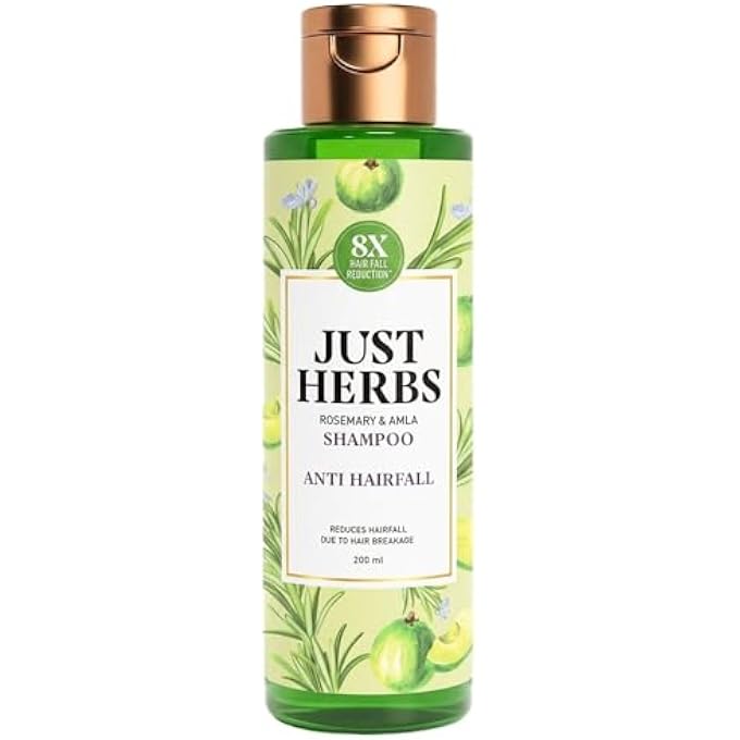 Just Herbs 8 In 1 Root Nourishing Amla Neem Shampoo (200 ml)