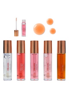 Expressions Expressions 5pc Lip Oil Set  Bloom Your Lips Style Essentials Lip Oils Lip Healing Lip Oil Collection with Precision Applicator Wand  Moisturizing for Everyday Lip Care and Lip Repair FLORAL 