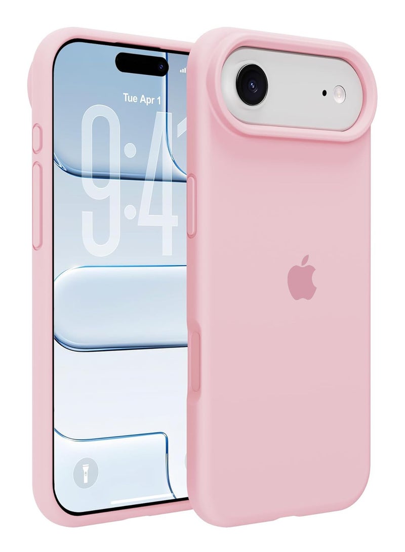 حافظة هاتف iPhone 17 Air من السيليكون الناعم السائل لهاتف iPhone 17 Air مع بطانة داخلية من الألياف الدقيقة حافظة هاتف واقية مضادة للصدمات لهاتف iPhone 17 Air 6.5 بوصة - Image 1