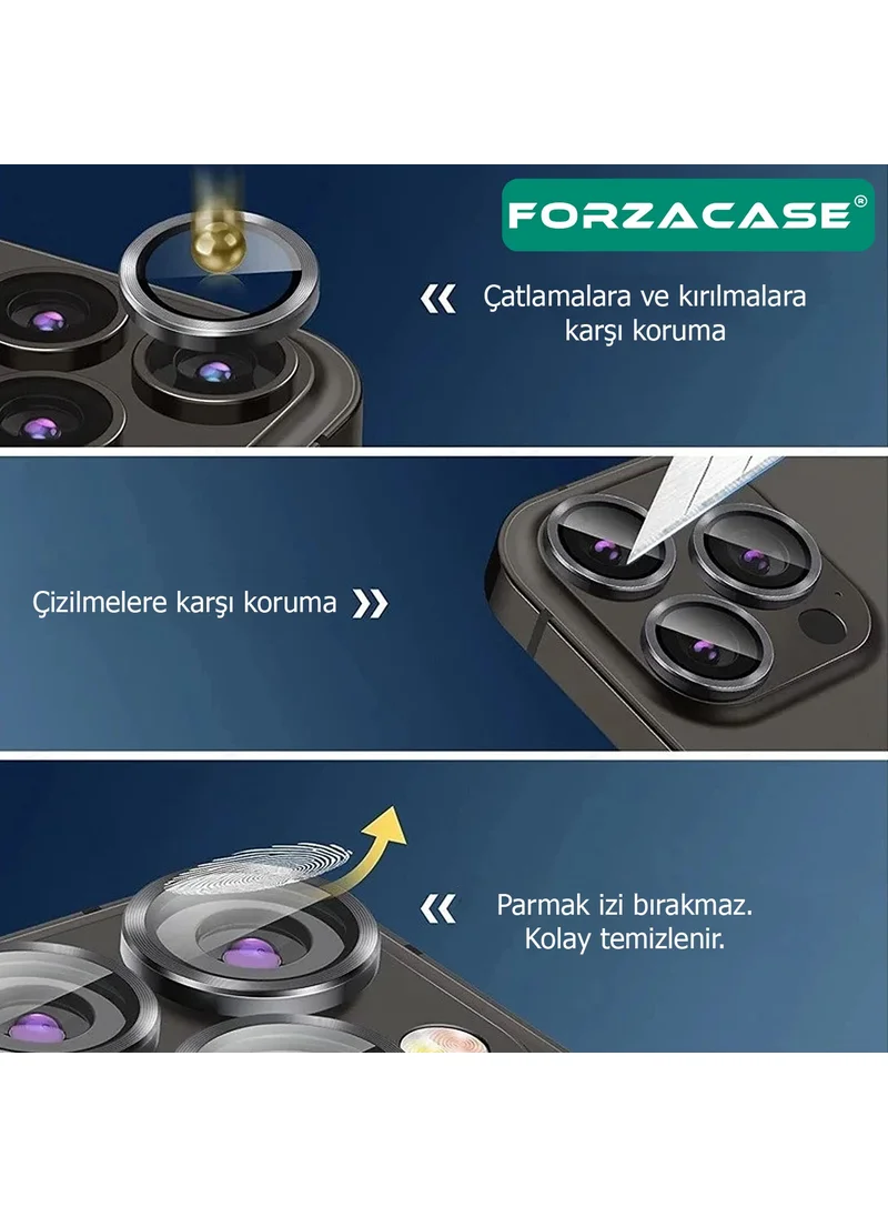 Forzacase Anti-Fingerprint Anti-Reflective Camera Lens Protector Compatible with iPhone 15 - FC438