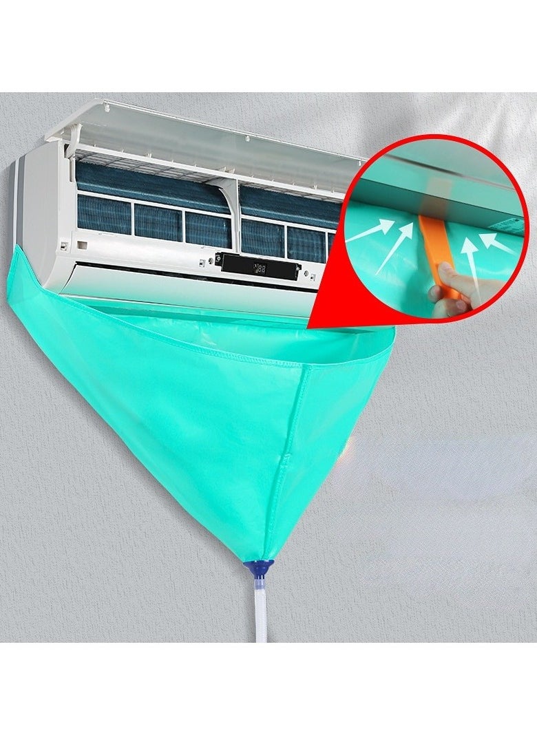 XiuWoo Complete Air Conditioning Cleaning Kit, Including Dust Cover, Water Bag, And Universal Cleaning Tool, Perfect For Wall Mounted Air Conditioning  - Image 2