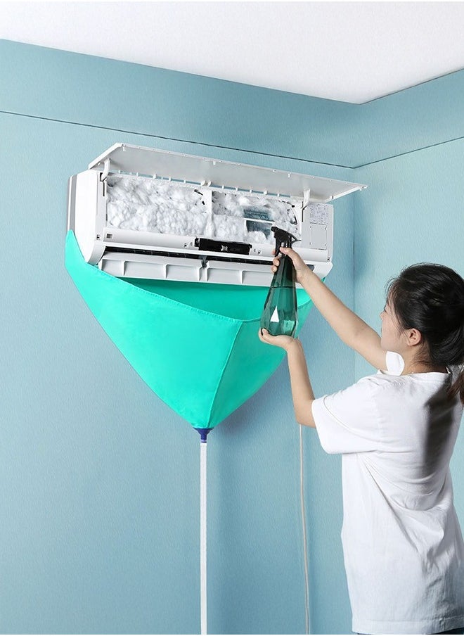 XiuWoo Complete Air Conditioning Cleaning Kit, Including Dust Cover, Water Bag, And Universal Cleaning Tool, Perfect For Wall Mounted Air Conditioning  - Image 1
