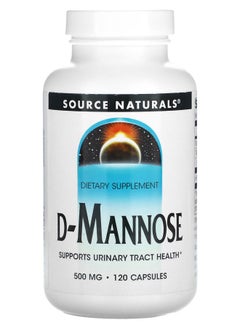 SOURCE NATURALS D-Mannose 500 mg 120 Capsules 