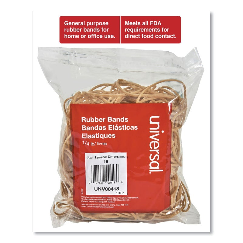 Universal UNV00418 18-size rubber Bands (1/4 pound) - Image 3