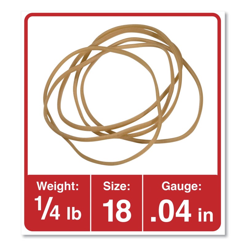 Universal UNV00418 18-size rubber Bands (1/4 pound) - Image 2