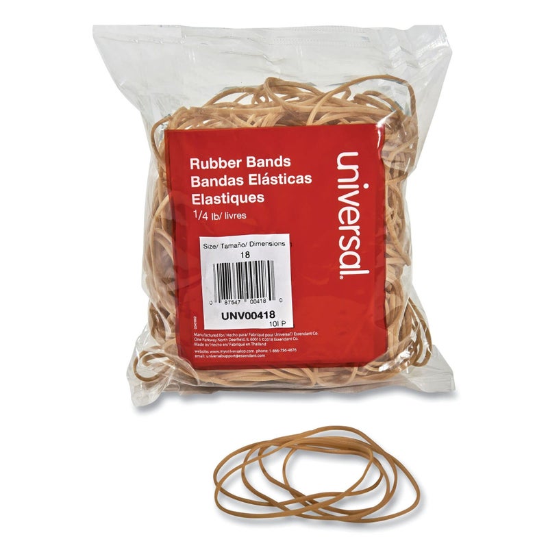 Universal UNV00418 18-size rubber Bands (1/4 pound) - Image 1