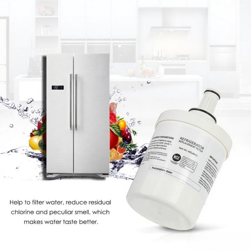 Water Queen NSF42 Certified Refrigerator Water Filter - Coconut Carbon Block Filtration Reduces Chlorine Sediment for Compatible Refrigerators - Image 4