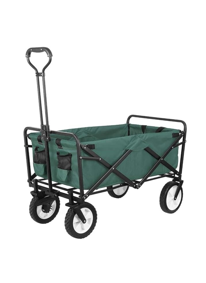 Egardenkart Foldable Utility Wagon Cart Trolley Utility Grocery Wagon for Camping Shopping  - Image 1