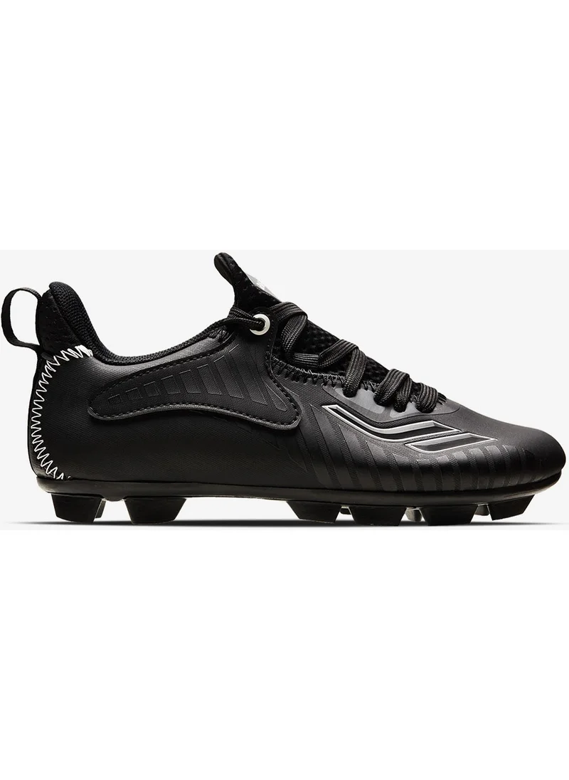 Lescon Rapido Black Kids Football Shoes