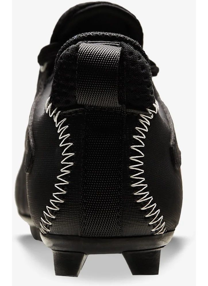 Lescon Rapido Black Kids Football Shoes