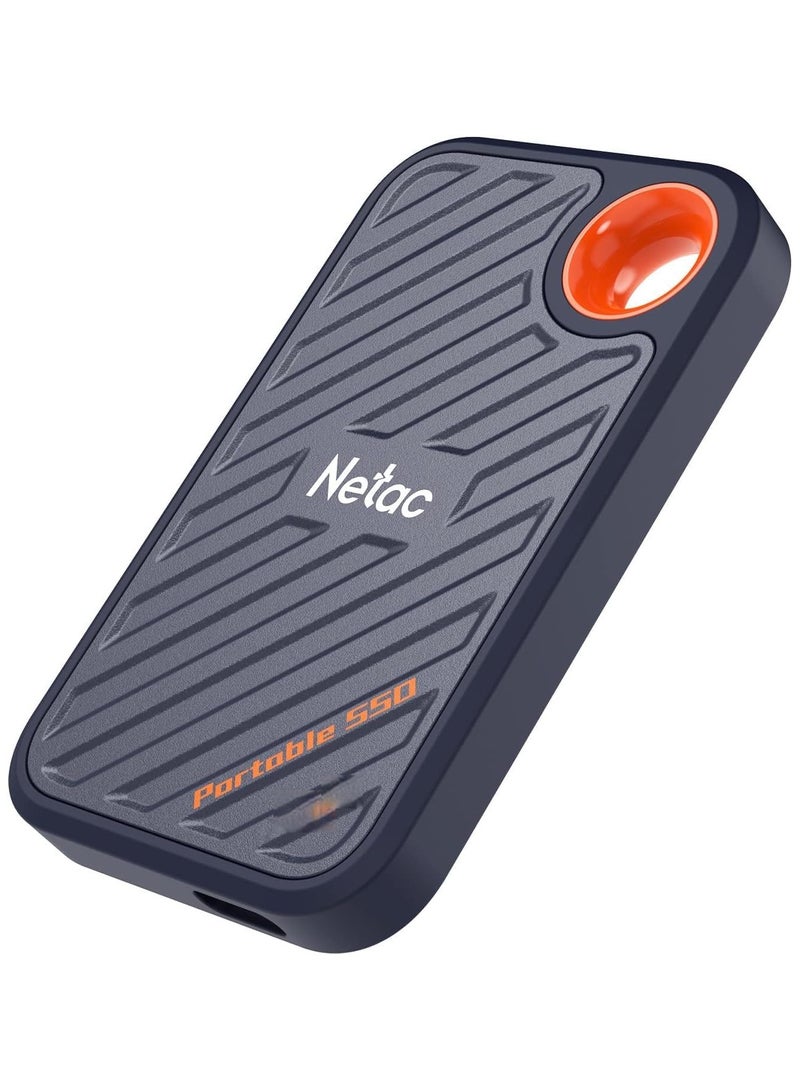 Netac Netac ZX20 II 2TB Portable SSD – NVMe External Solid State Drive, USB 3.2 Type-C, Up to 2000MB/s Read Speed, Shock & Drop Resistant (Magnetic Design) - Image 1