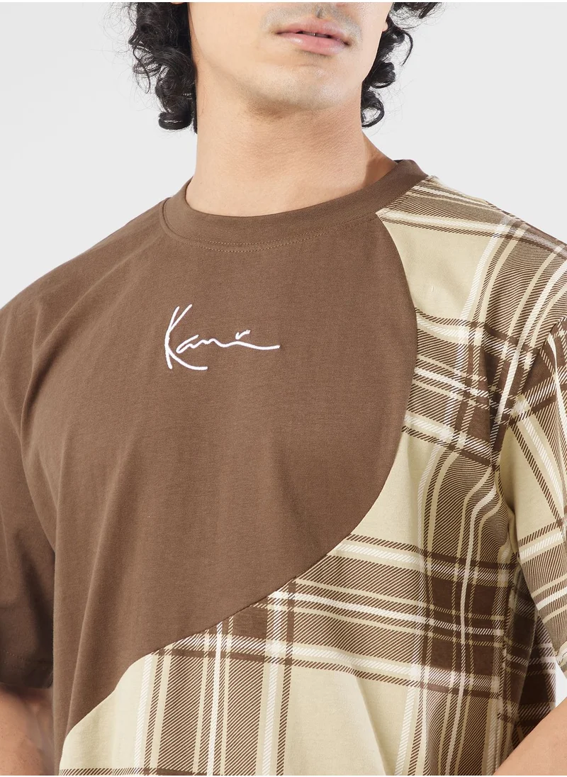 Karl Kani Small Signature Wavy Block T-Shirt