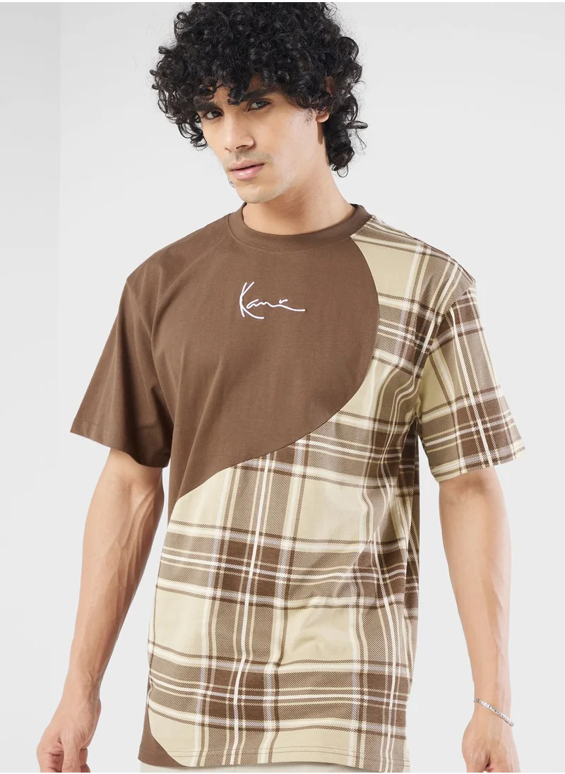 Karl Kani Small Signature Wavy Block T-Shirt