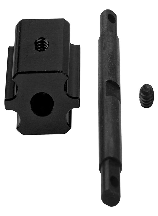 Vgoohobby Aluminum RC Differential Locker Spool 4x4 Diff Locker Mounts Compatible with 1/10 Traxxas Slash 4X4 Rustler 4X4 Stampede 4X4 Hoss VXL 4X4 RC Car (Black) - Image 2