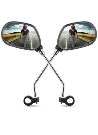 Qiccijoo Bike Mirror,2pcs Handlebar Rearview Mirror,360° Rotating Adjustable Safe Rearview Mirror for Mountain Road Bike Electric Bicycle - pzsku/Z8D5E2FDE4E49C4D8A295Z/45/1746189334/0eca8dac-eb8e-46e6-8ddd-0808a8552099