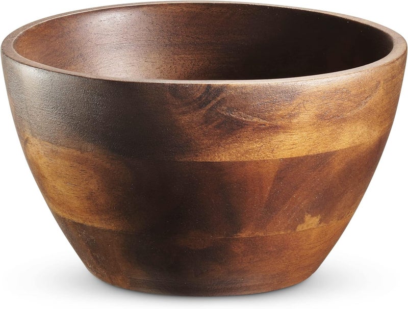 Table Concept Bowl Set Premium Acacia Wood Bowls Food Prep Dip Bowls Candy Dish Bowl Home Decor Housewarming Gifts  4 Set of 3 - Image 3