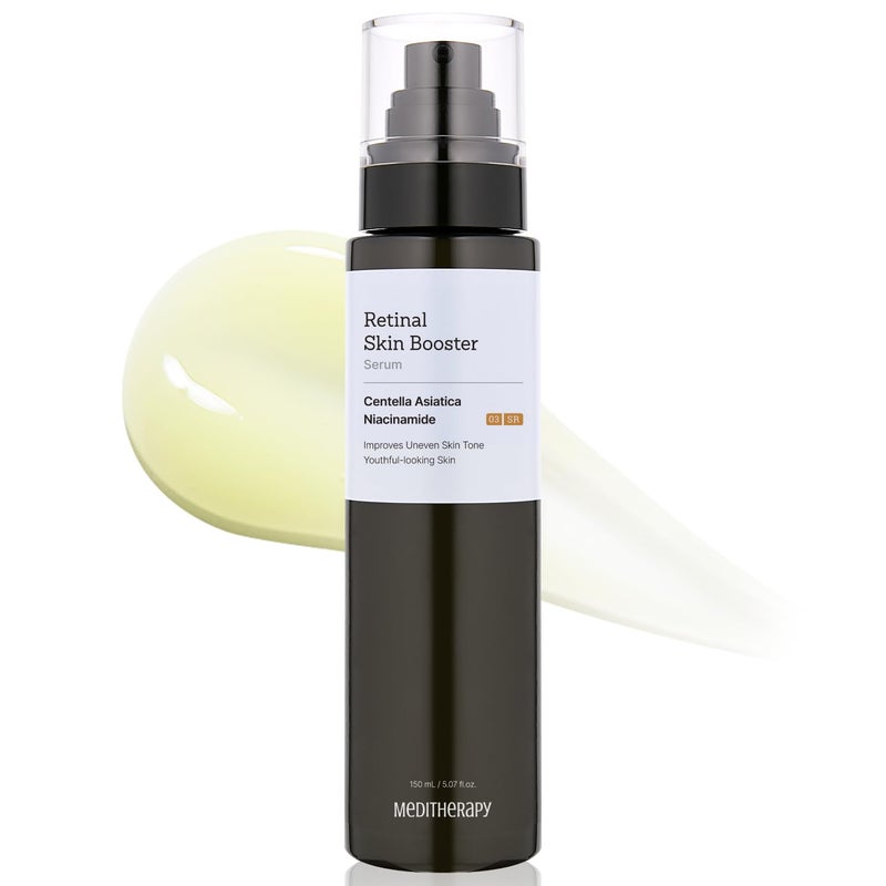 MEDITHERAPY Retinal Skin Booster Serum 507 fl oz  100ppm Retinal Ideal for Beginner  Sensitive Skin  Advanced Retinol Serum for Face  Retinaldehyde Facial Serum for Uneven Skin Tone  Fine Lines