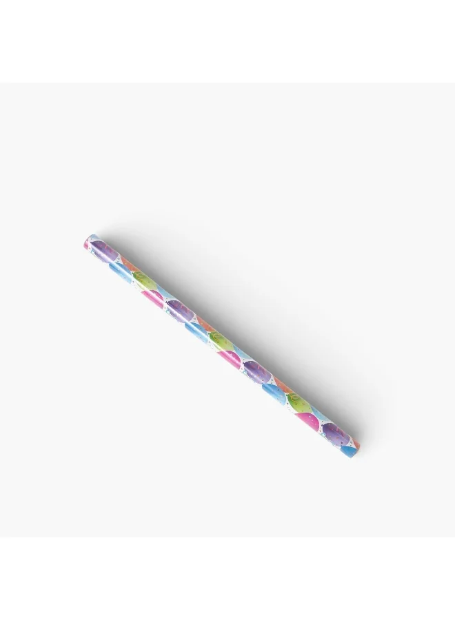 Findz Findz Balloon Print Paper Gift Wrap - 70x200 cms