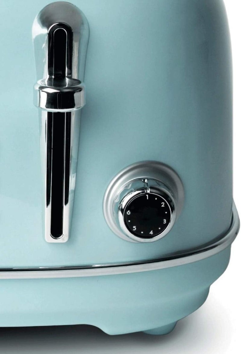Haden Heritage White 4 Slice Toaster (Turquoise) - Image 3