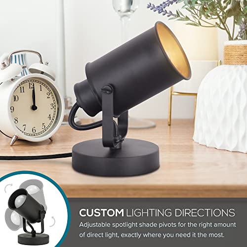 Catalina Lighting Modern Multipurpose Spotlight Desk or Wall Mount Accent Lamp, 6", Dark Bronze, Pack of 1 - Image 5