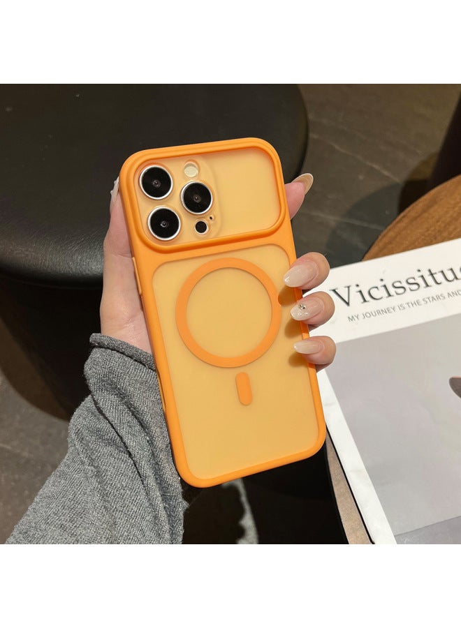 Fine-pore Skin-feel Magnetic Phone Case Suitable For Iphone 17 Pro Max, Apple 16/13 Matte Translucent Protective Cover