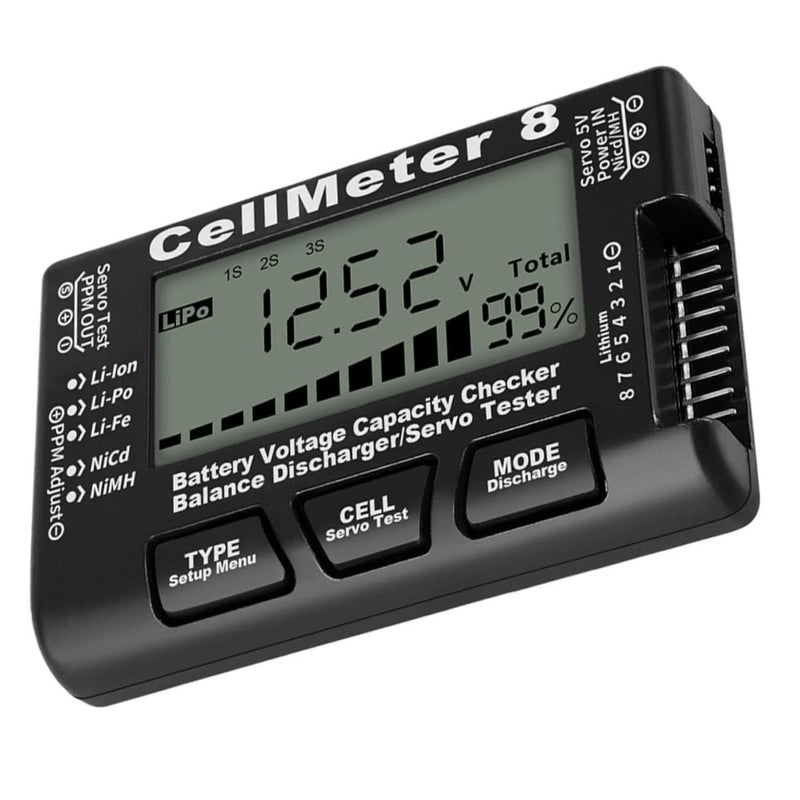LCD Battery Voltage Tester with Backlight for Li ion Li po Nimh Home Use Compact Capacity Checker - Image 2