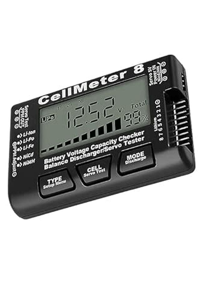 LCD Battery Voltage Tester with Backlight for Li ion Li po Nimh Home Use Compact Capacity Checker - Image 1