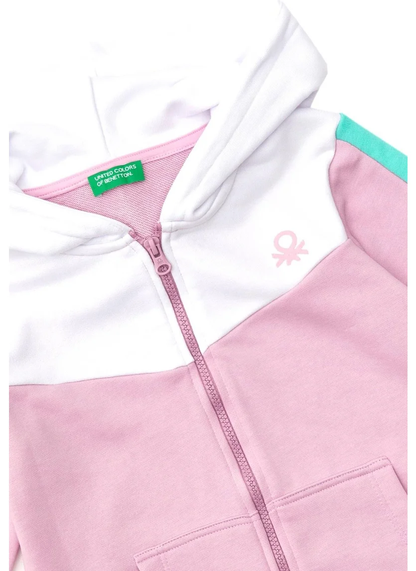 يونايتد كولورز أوف بينتيون Girls' Sweatshirt