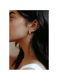 Mevecco Women Huggie Earrings Gold Hoop 14K Gold Filled Small Simple Handmade Hypoallergenic Everyday Jewelry  - Image 3