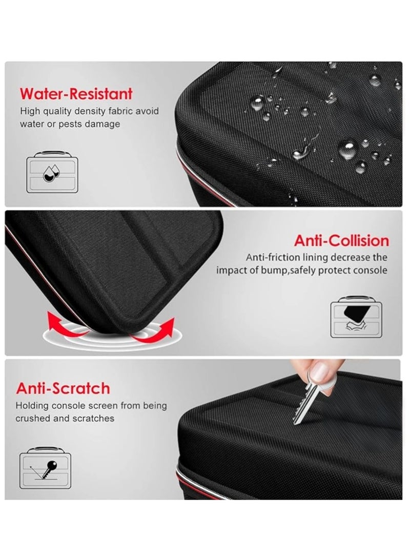 BEILINGDUN Carrying Storage All in One Case for Nintendo Switch 2 (2025),Portable Travel All Protective Hard Messenger Bag Soft Lining 20 Games for Switch 2 Console Pro Controller Accessories Black - Image 4