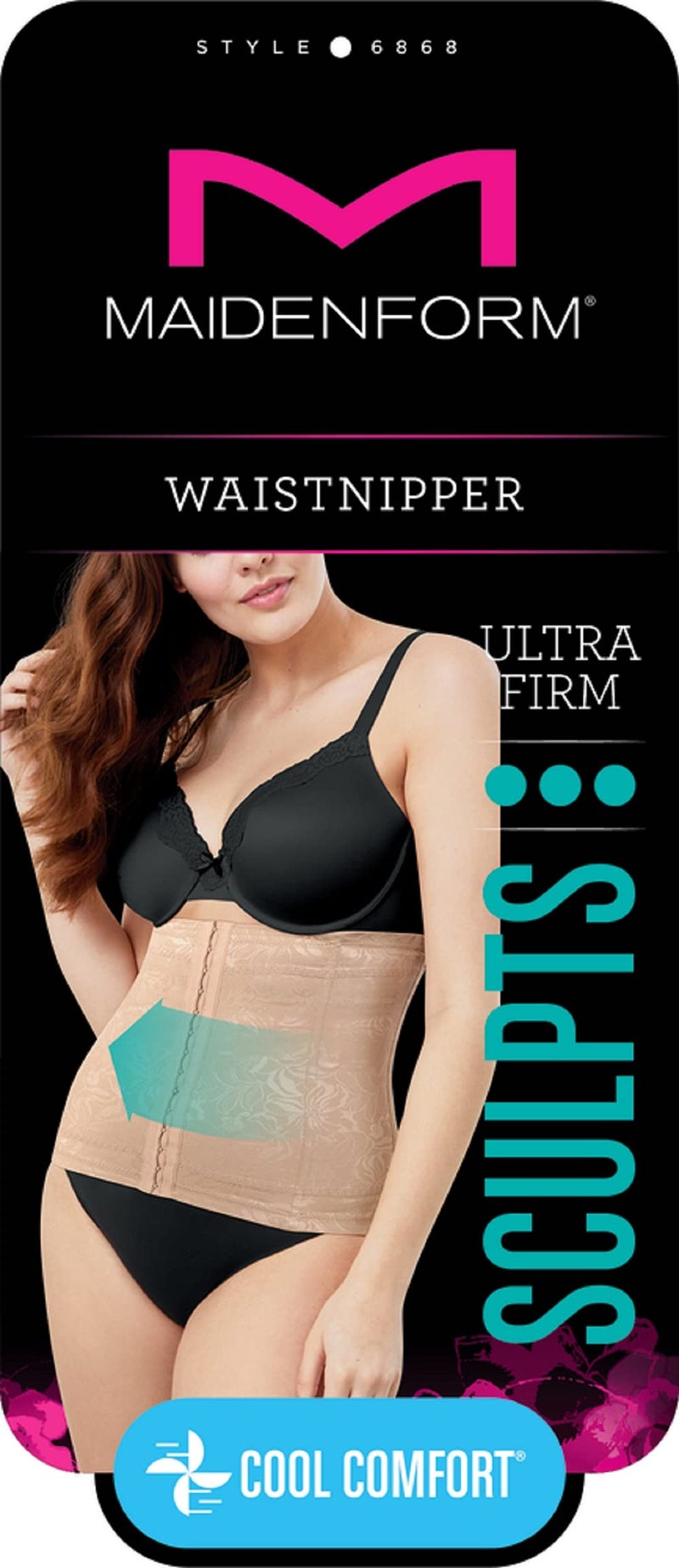 Maidenform womens Waist Nipper Ultra Firm Control Trainer Thigh Shapewear, Body Beige, Medium US - Image 4
