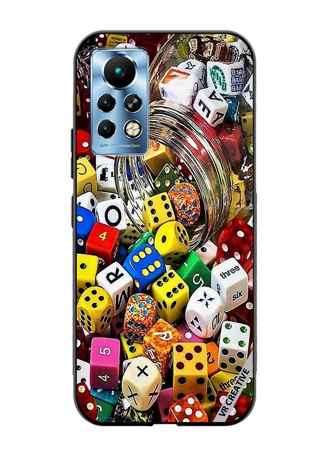 VR CREATIVE Protective Case Cover For Infinix Note 11 Pro Ludo Design Multicolour - Image 1
