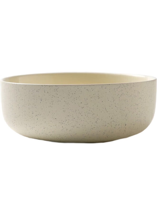 Ijarl Ceramic Tableware, Small Soup Bowl, Rice Bowl, 6-Inch Noodle Bowl, Household Bowl, Salad Bowl, Nordic Style, Impression White - Image 3
