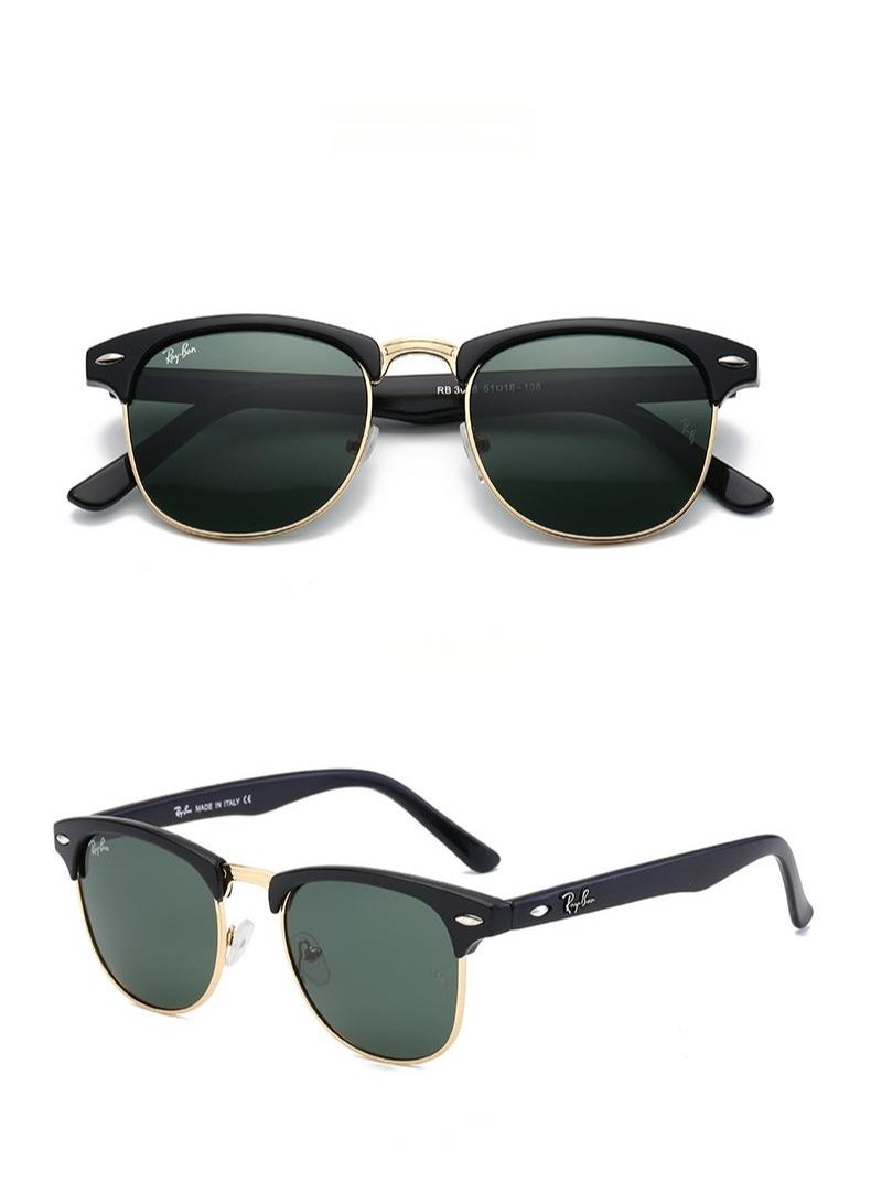Ray-Ban Ray-Ban Fashion Pilot Sunglasses Gold Framed with Brown UV Lenses  - Image 3
