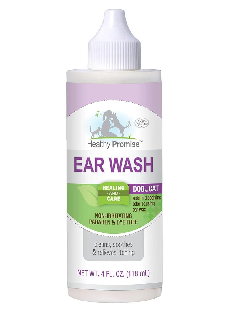 Four Paws Dog Ear Wash – Gentle Ear Cleaning & Itch Relief for Dogs 118Ml - Image 1