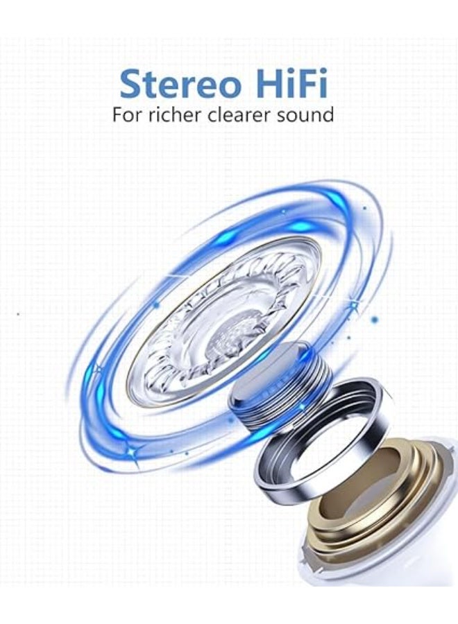Golau EarBuds With Lightning Connector | iPhone Headphones, [MFI Certified] Earphones Wired Stereo Sound Earbuds with Microphone and Volume Control, Compatible with iPhone 14/13/12/SE/11/XR/XS/X/7/7 Plus/8 - Image 5